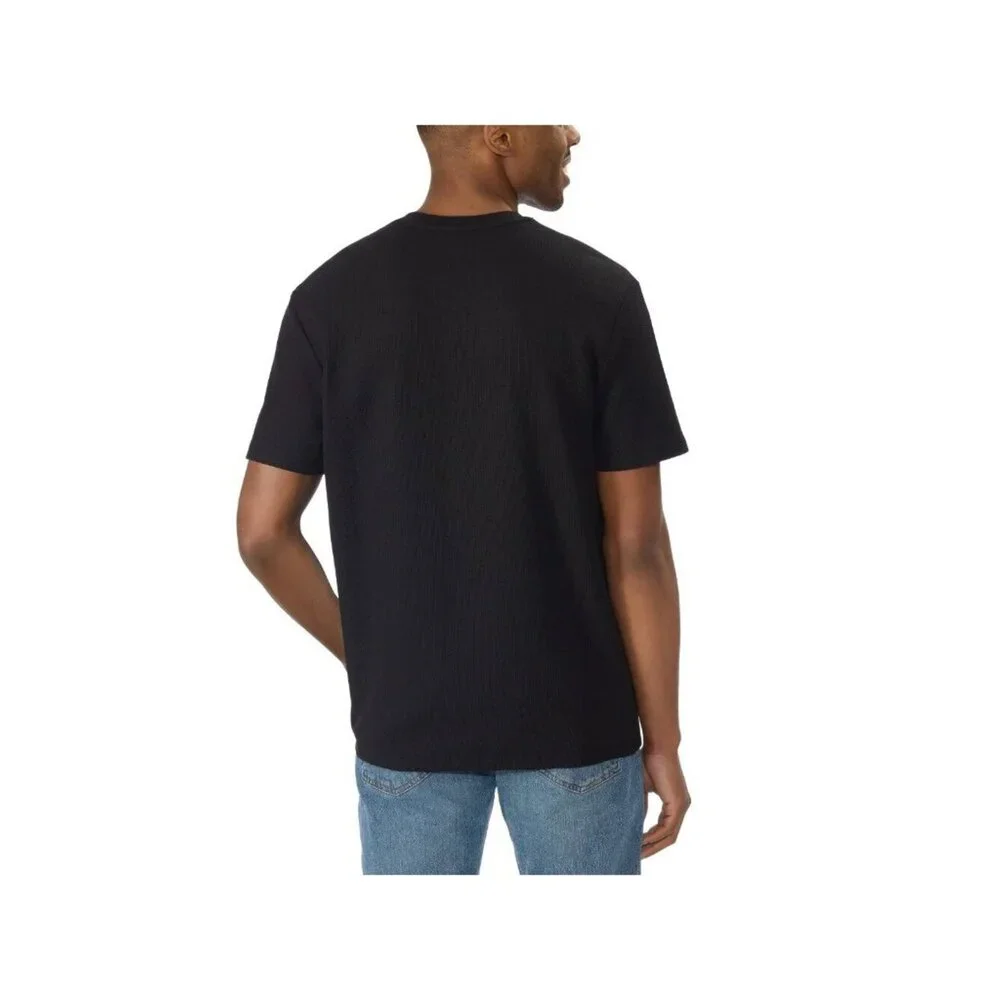 NWOT Calvin Klein Men's Black T-Shirt L Cotton Blend Crew Neck